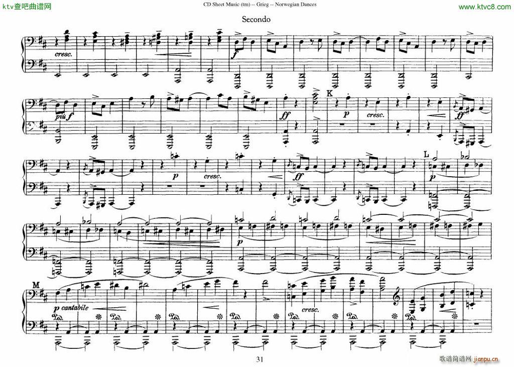 Grieg Norwegian Dance Op 35 1 4 Duet31