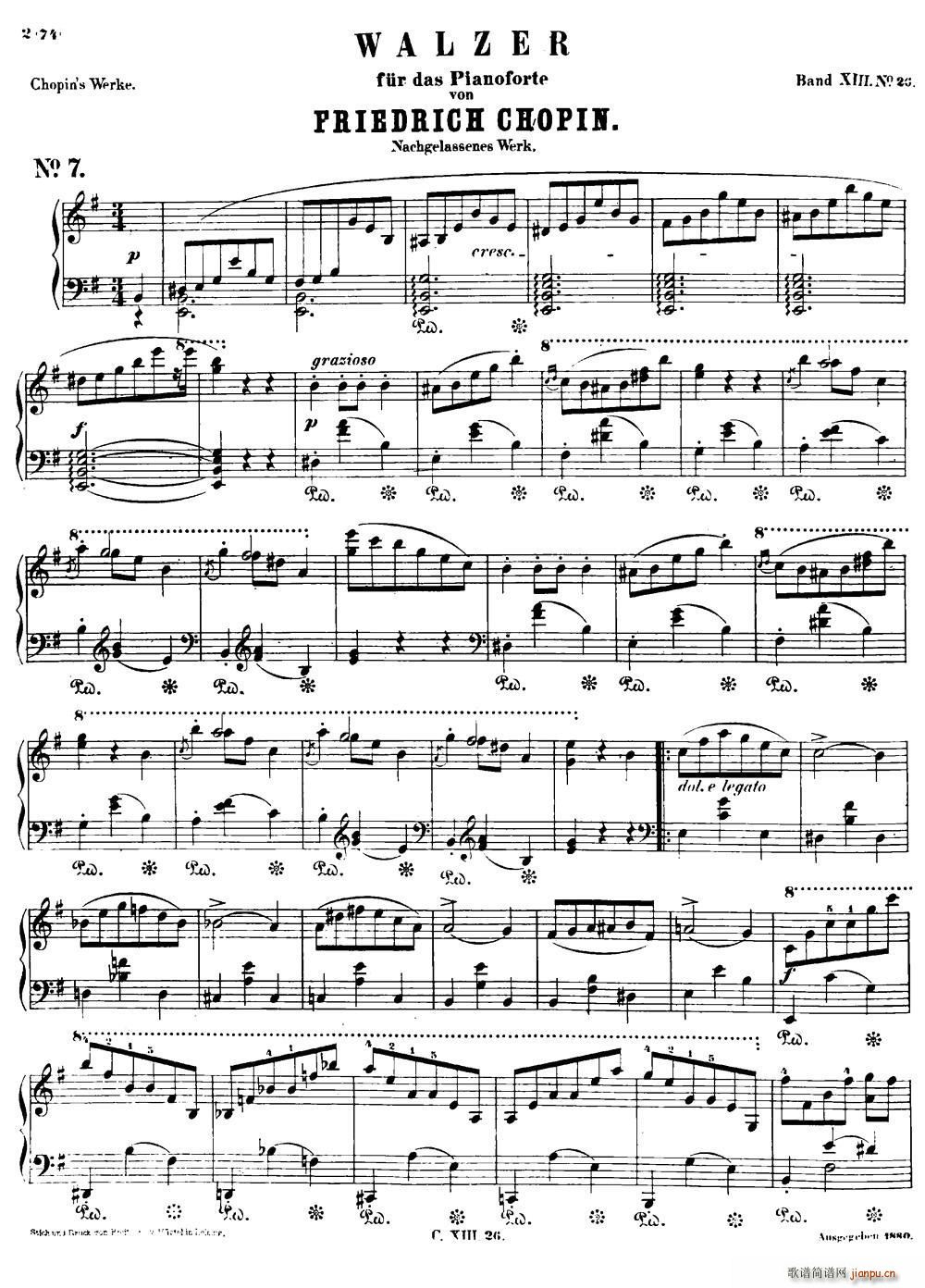 e小调圆舞曲（肖邦遗作）1