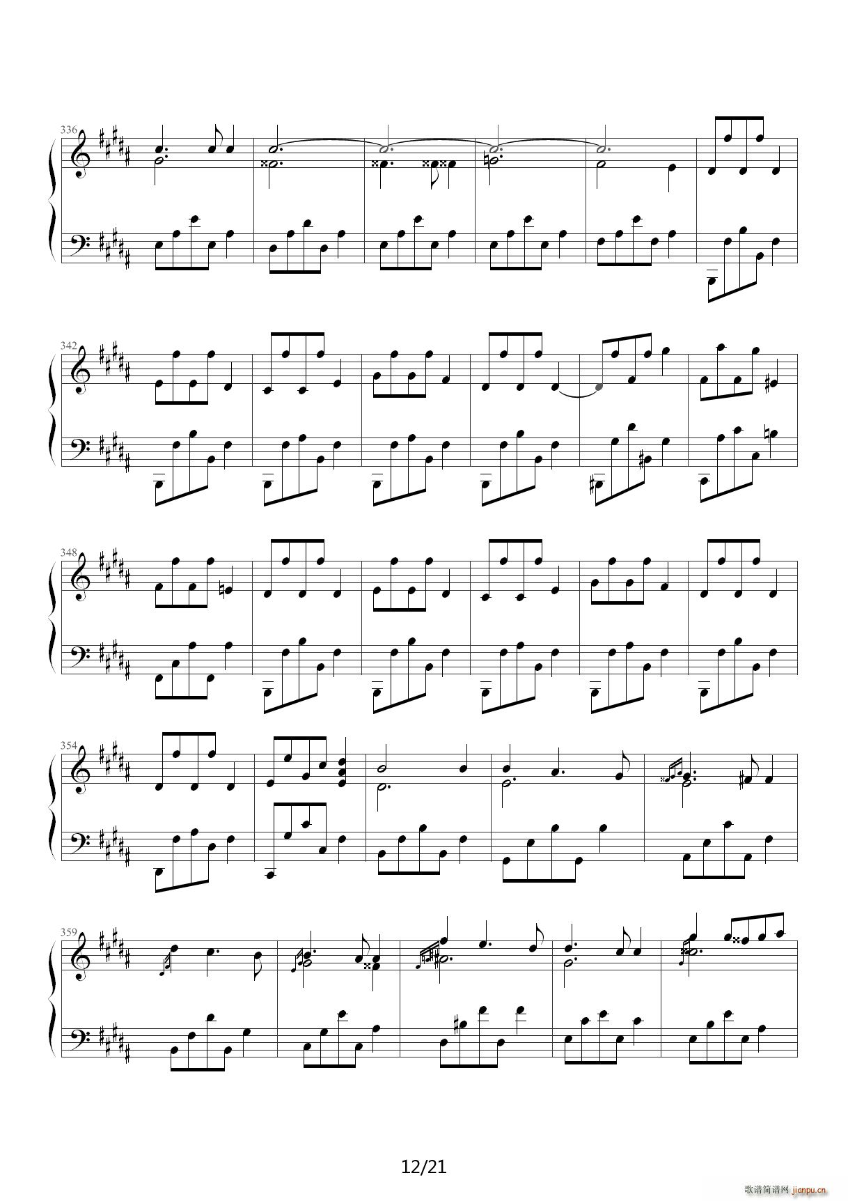 肖邦第一谐谑曲 D调12