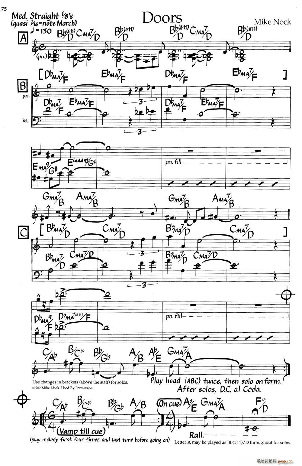 Doors（爵士钢琴曲）1