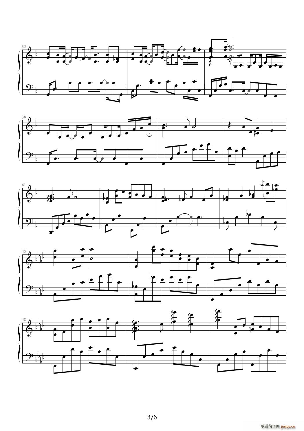 雨凡幻想曲 降A调3