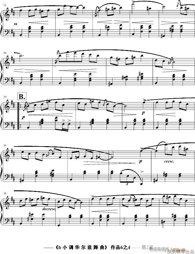 b 小调华尔兹舞曲Op6.4_jerry57432