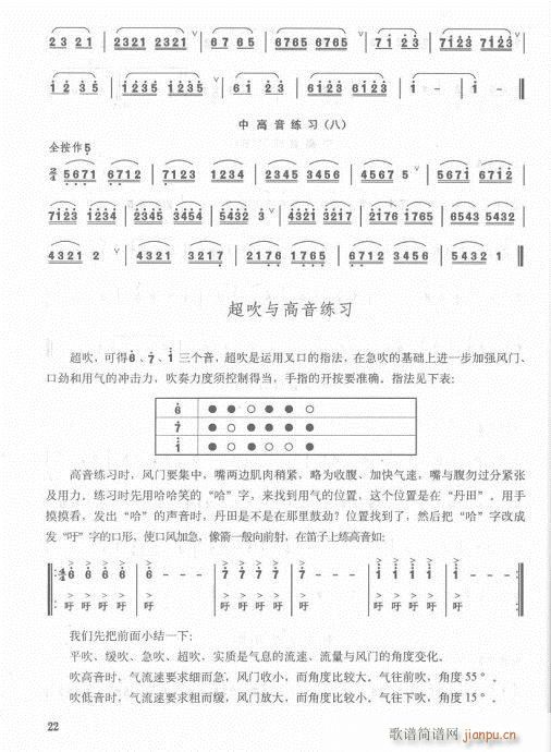 笛子入门教材  增订本21-412