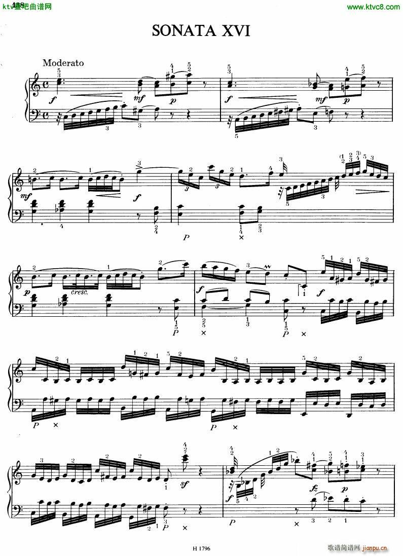 Benda 16 Sonatas 四9