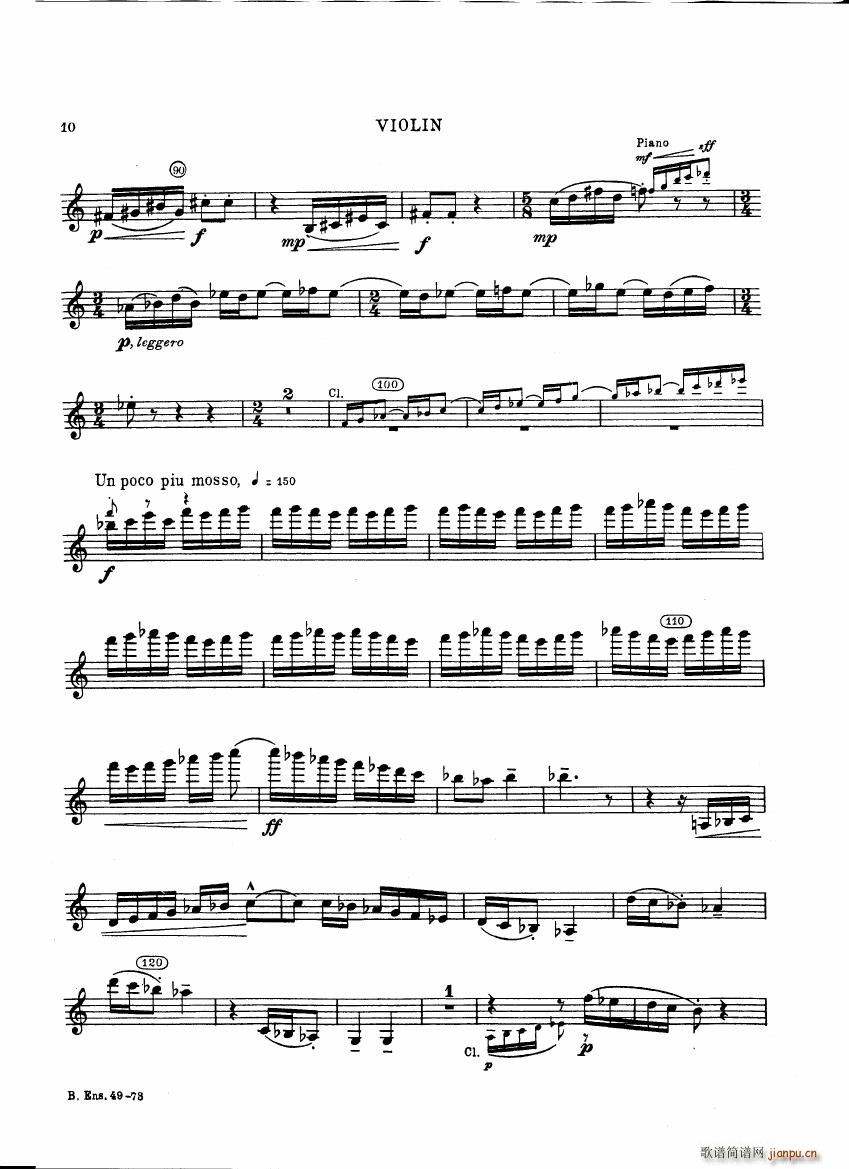 Bartok SZ 111 Contrasts violin10