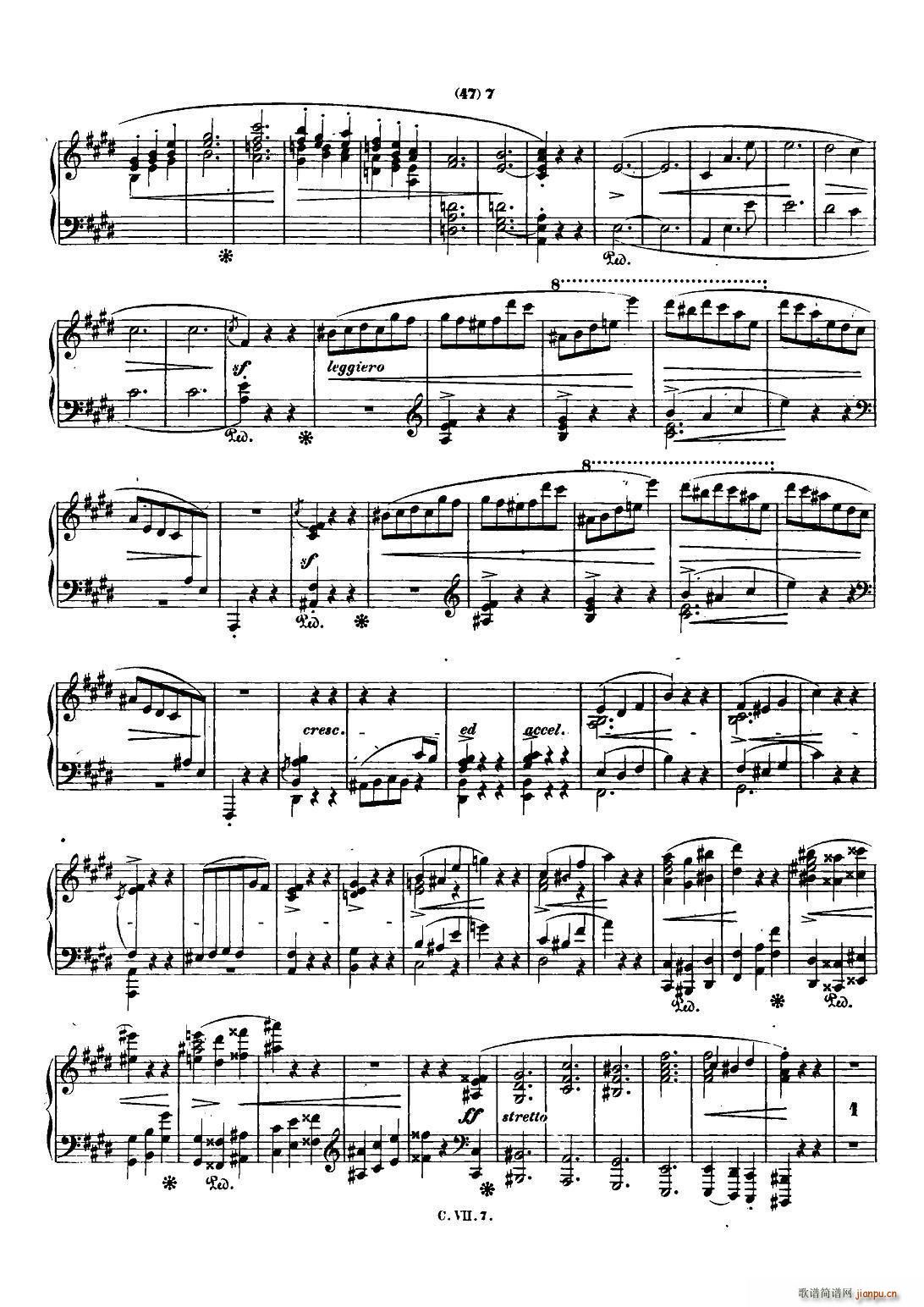 肖邦 钢琴谐谑曲 Chopin Scherzo（No 4 E大调 Op 54）6