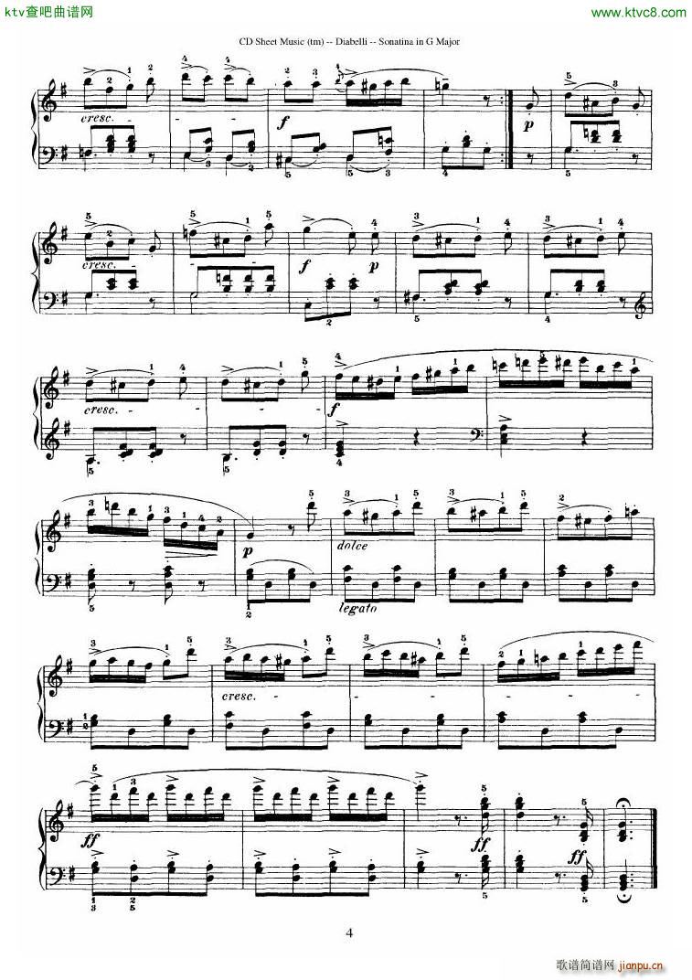 Diabelli Sonatinas Op 168 No 1 7 34P8