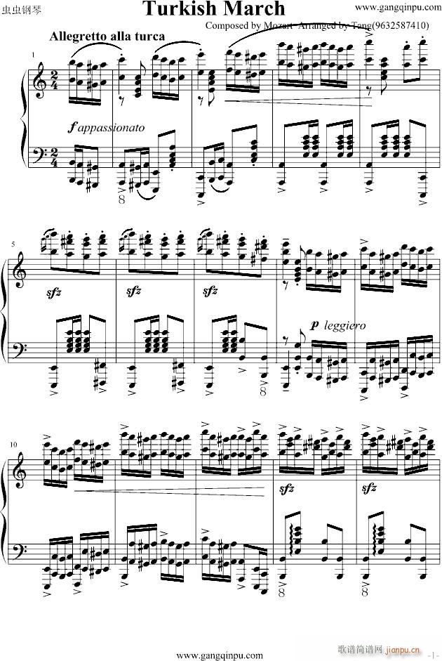 玩命版土耳其进行曲_莫扎特1