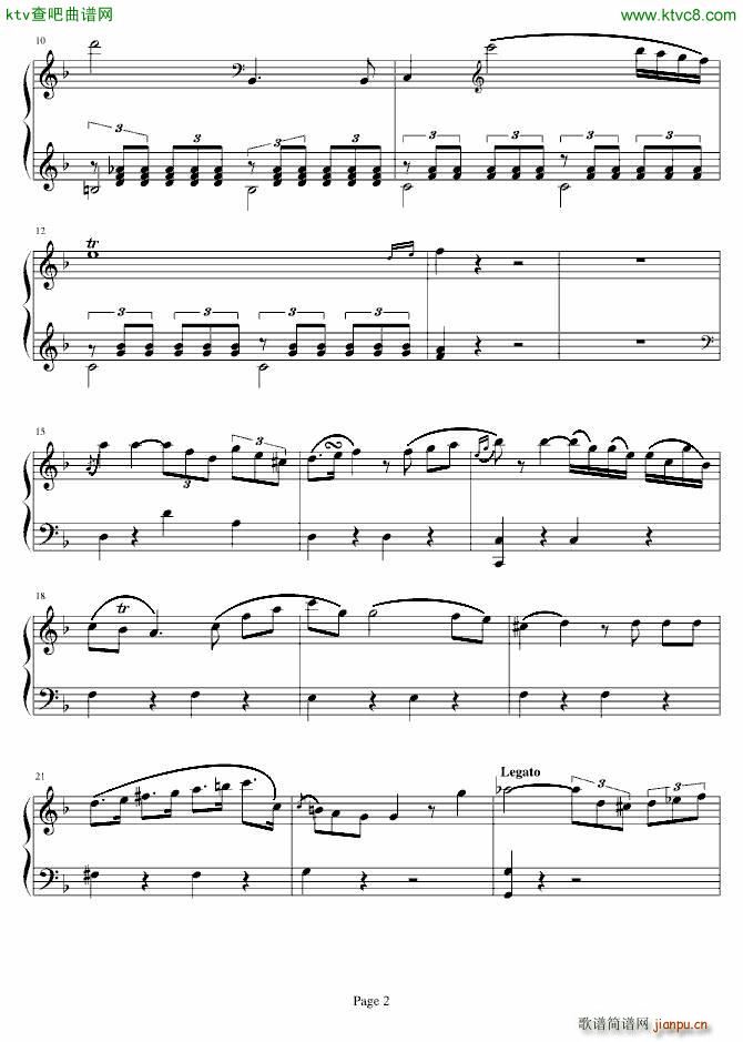 莫扎特第21号钢琴协奏曲 第二乐章 行板 K 467_莫扎特2