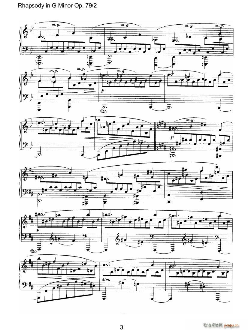Brahms Rhapsody Op79 23