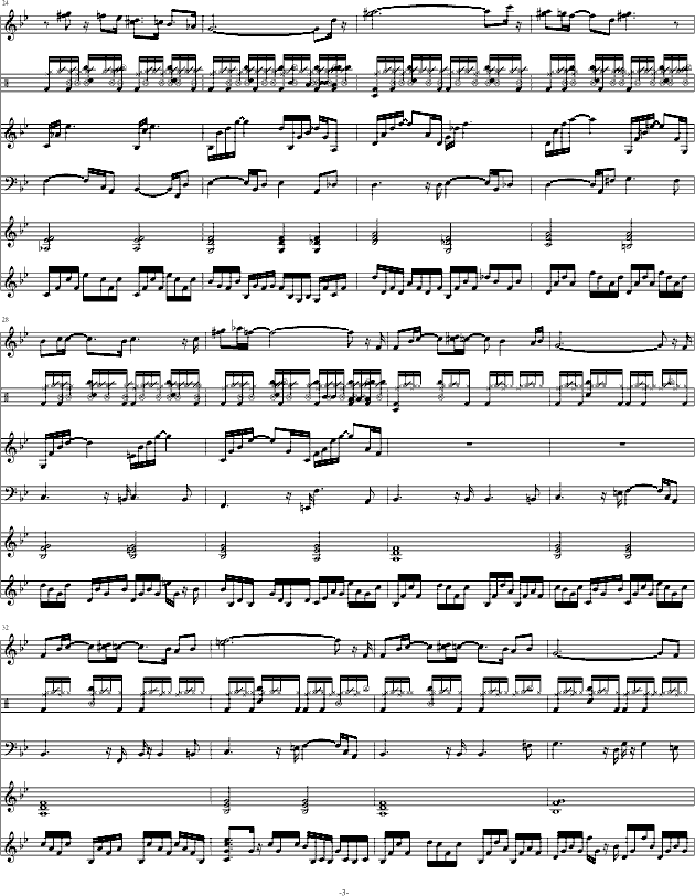 Quite Quite-钢琴谱(钢琴曲)-swenl3