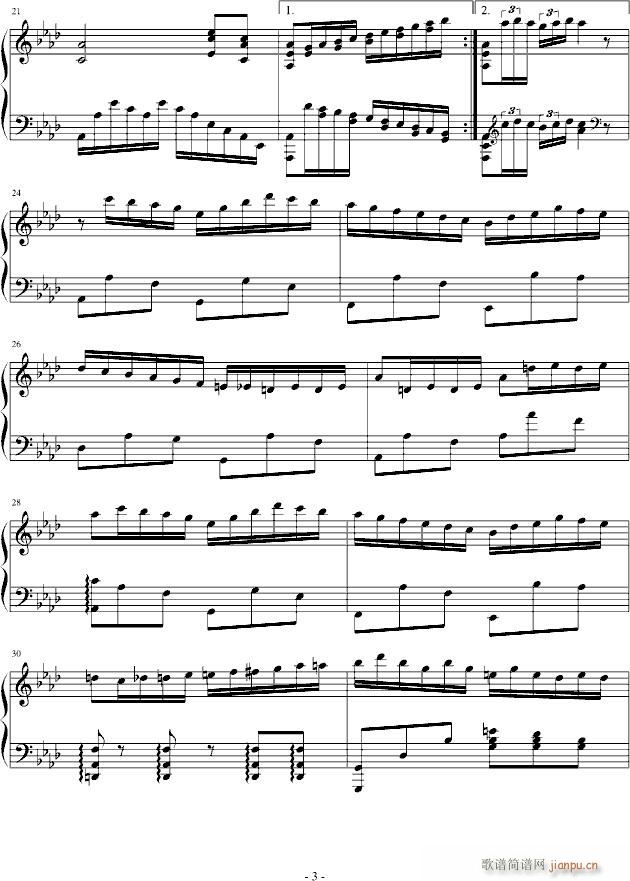 降A大调第六练习曲_PARROT1863