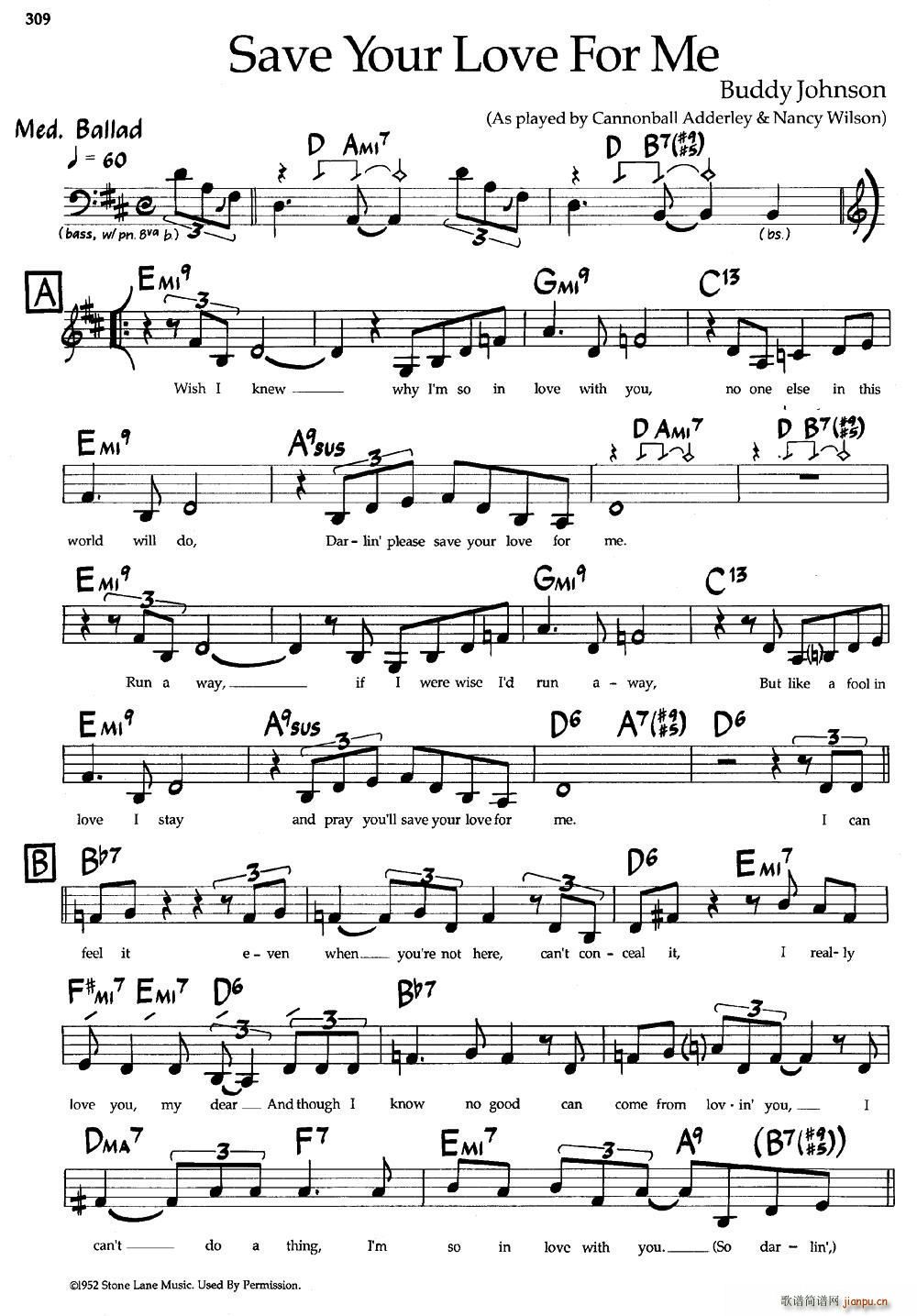 Save Your Love For Me（爵士钢琴曲）1