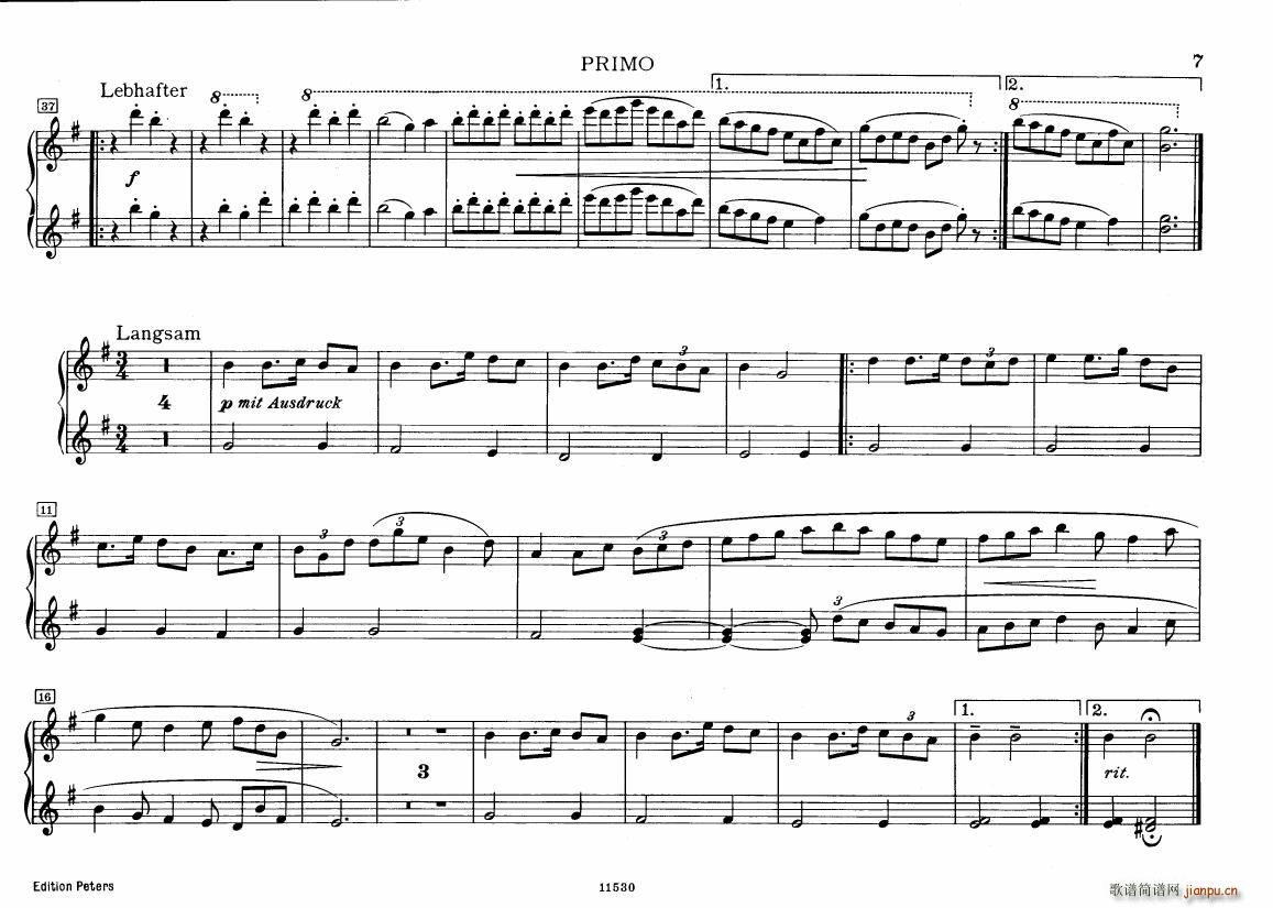 Bresgen Kuckucksuite for piano 4hands4
