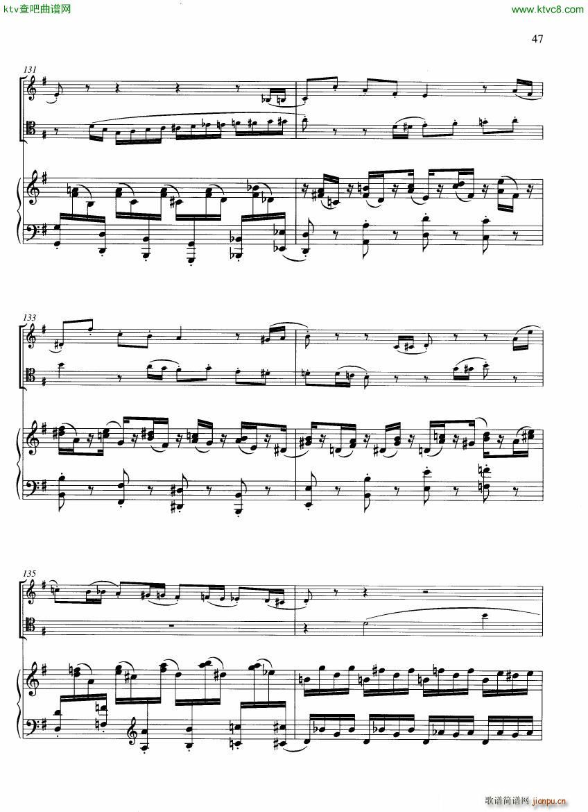 Francaix Trio for oboe bassoon and piano 二20