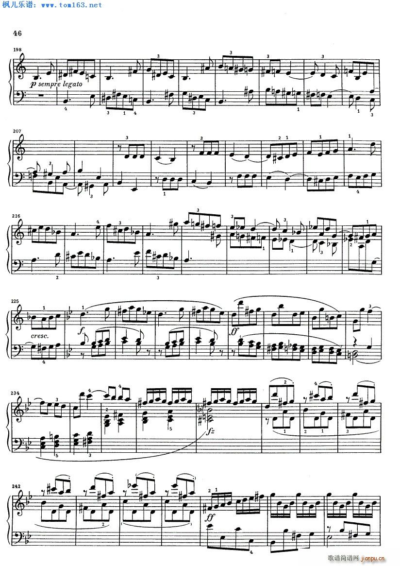 克莱门蒂g小调钢琴奏鸣曲 三4