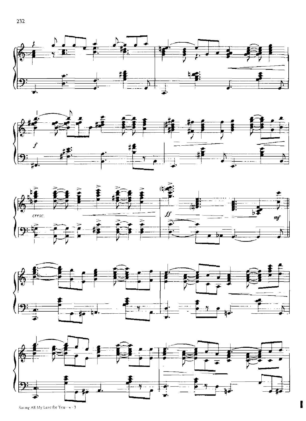 SAVING ALL MY LOVE FOR YOU(Dan Coates 流行情调 集)3