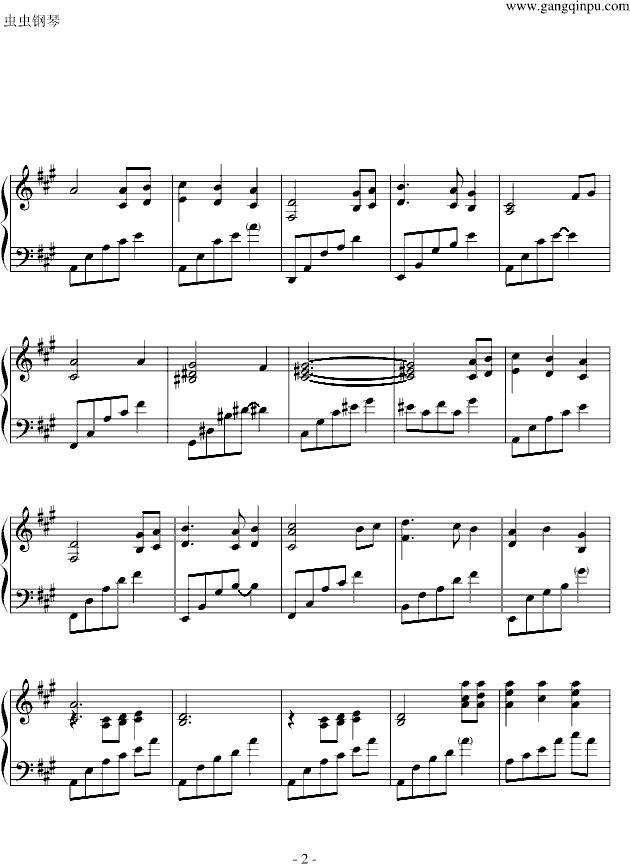 Serenade to Spring-（钢琴演奏版）-钢琴谱(钢琴曲)-神秘园2