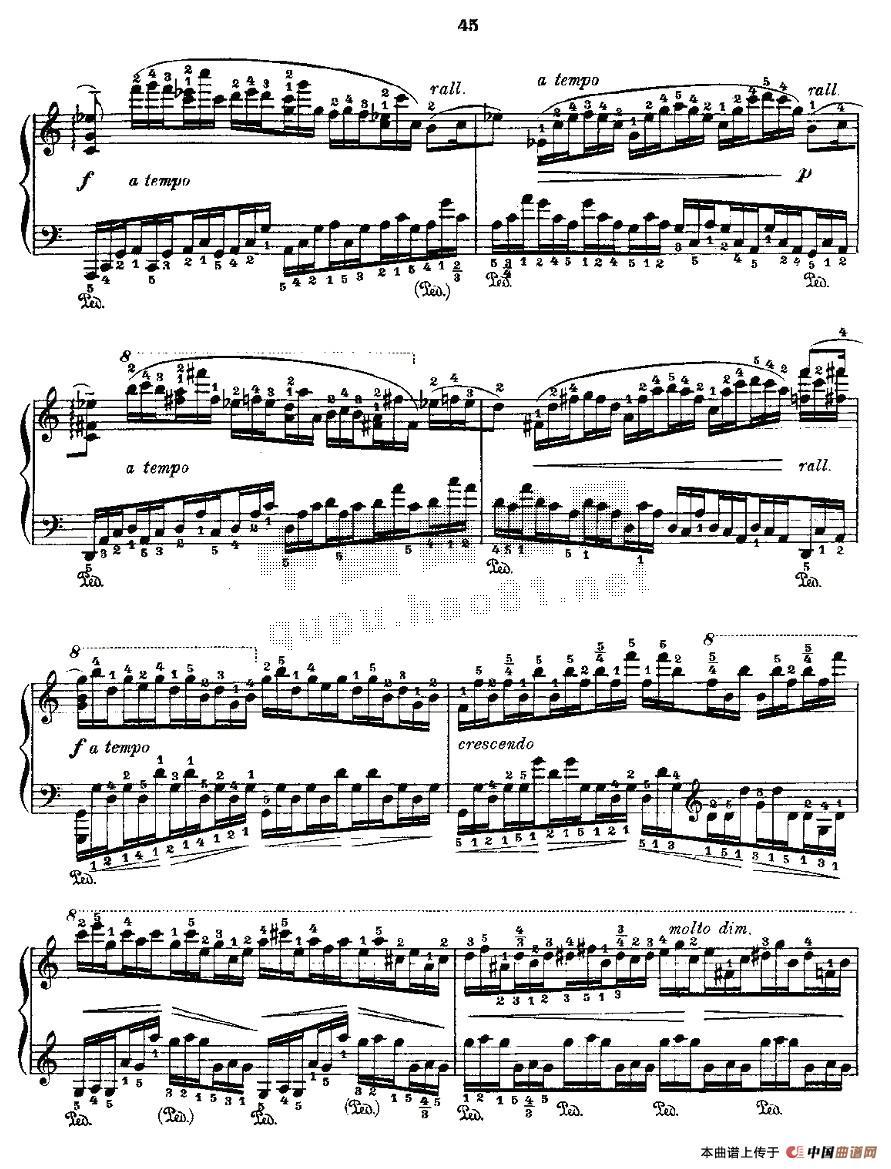 肖邦《练习曲》Fr.Chopin Op.10 No5-23