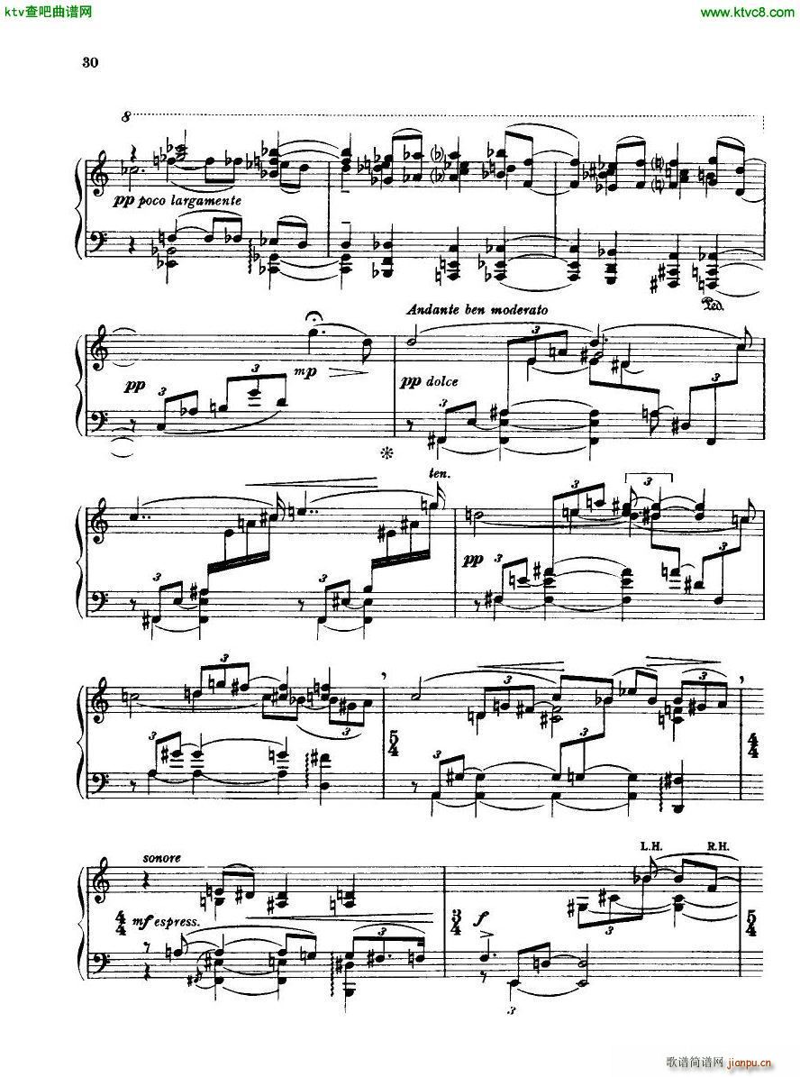 Bridge H160 Piano Sonata 1923 430