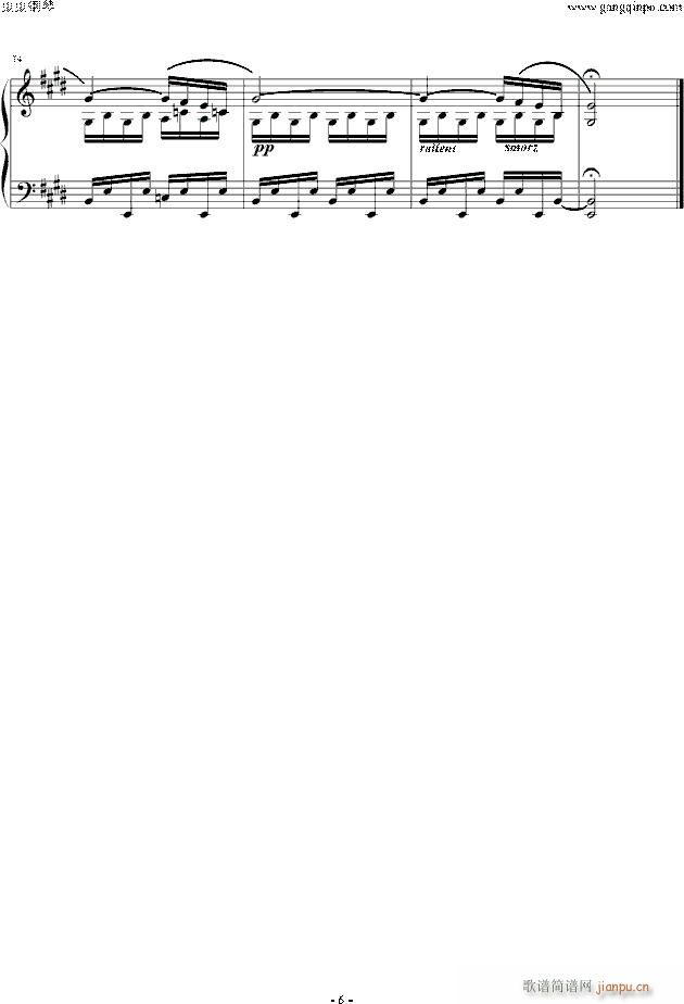 练习曲-Etude OP 10 NO 3_肖邦 chopin6