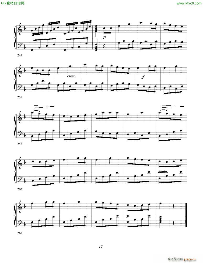 Clementi op 1a No 1 Sonate F major12