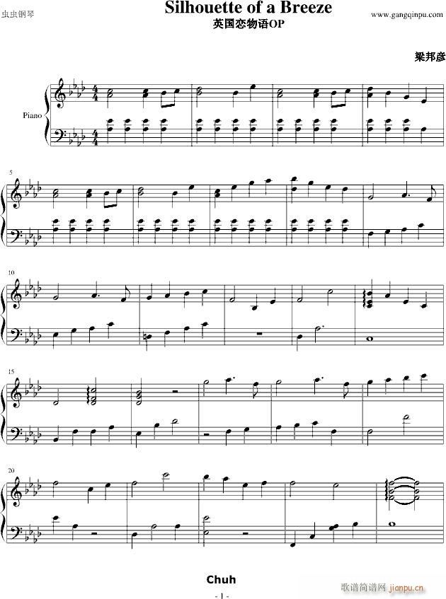 Silhouette of a Breeze英国恋物语主题曲_梁邦彦1
