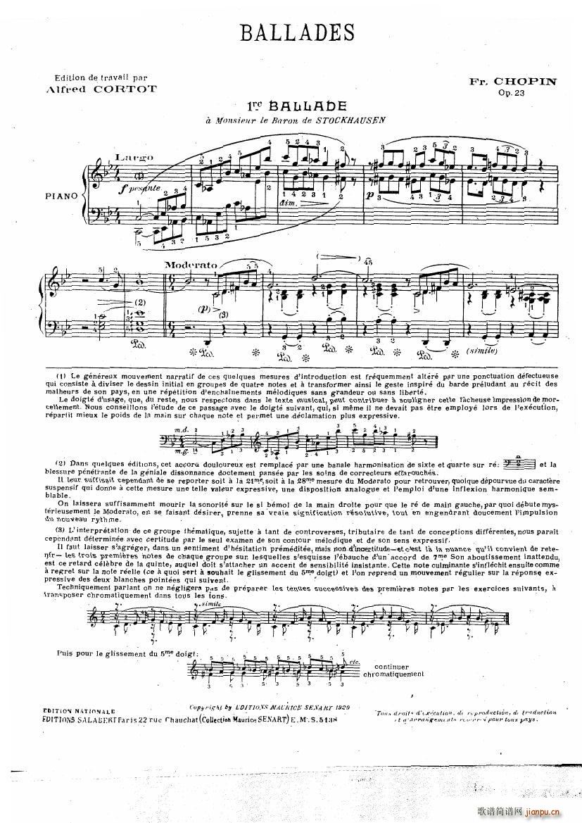 Chopin-Cortot 4 Ballades4