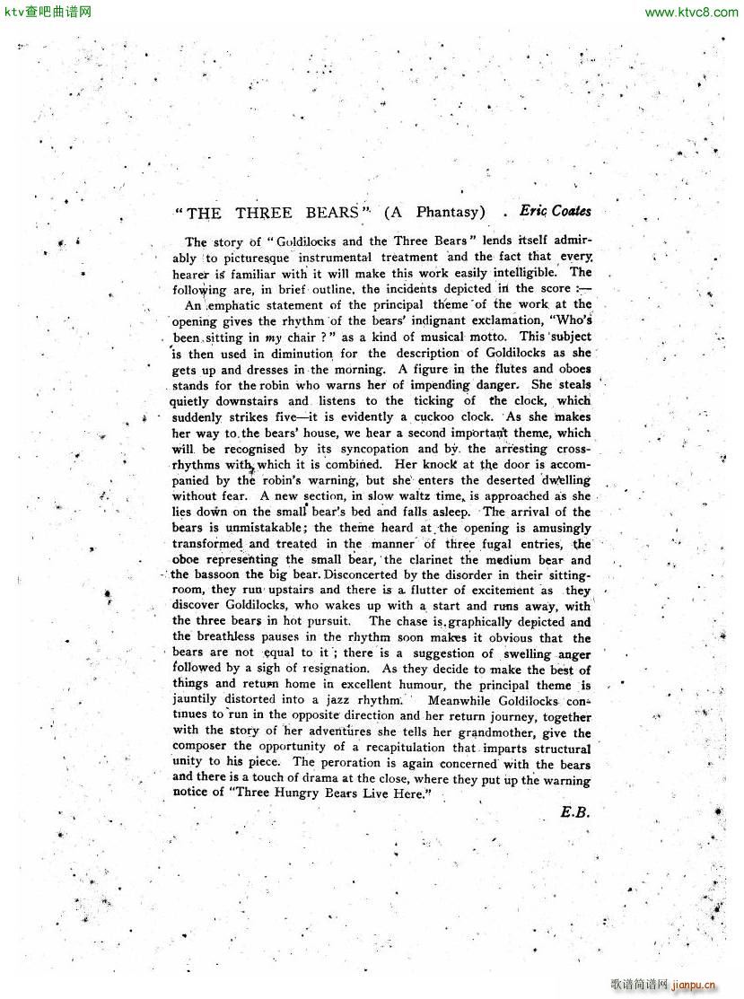 Coates The Three Bears Phantasy2