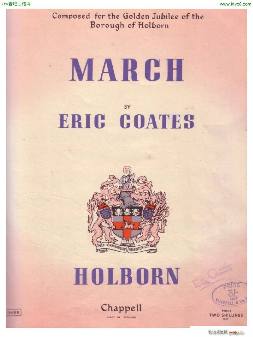 Coates Holborn March1