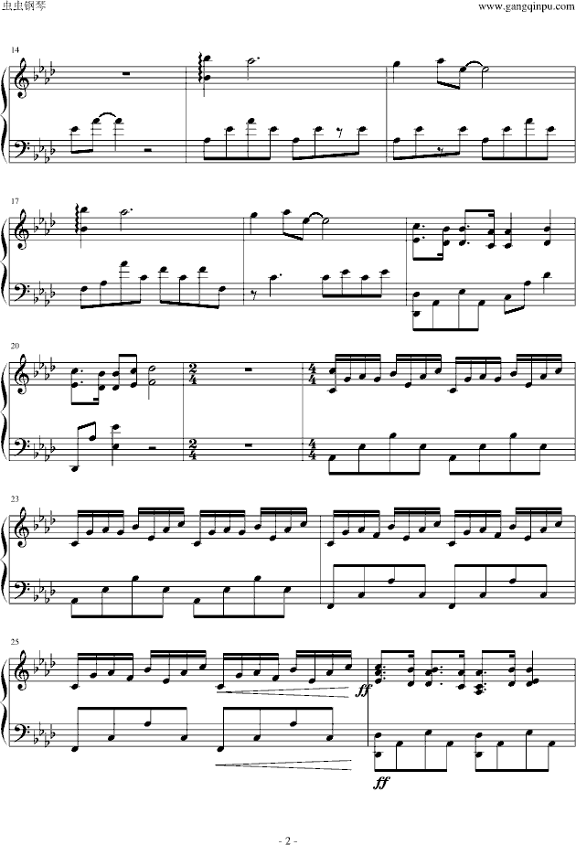 Leaves in the Wind-钢琴谱(钢琴曲)-Isaac Shepard2