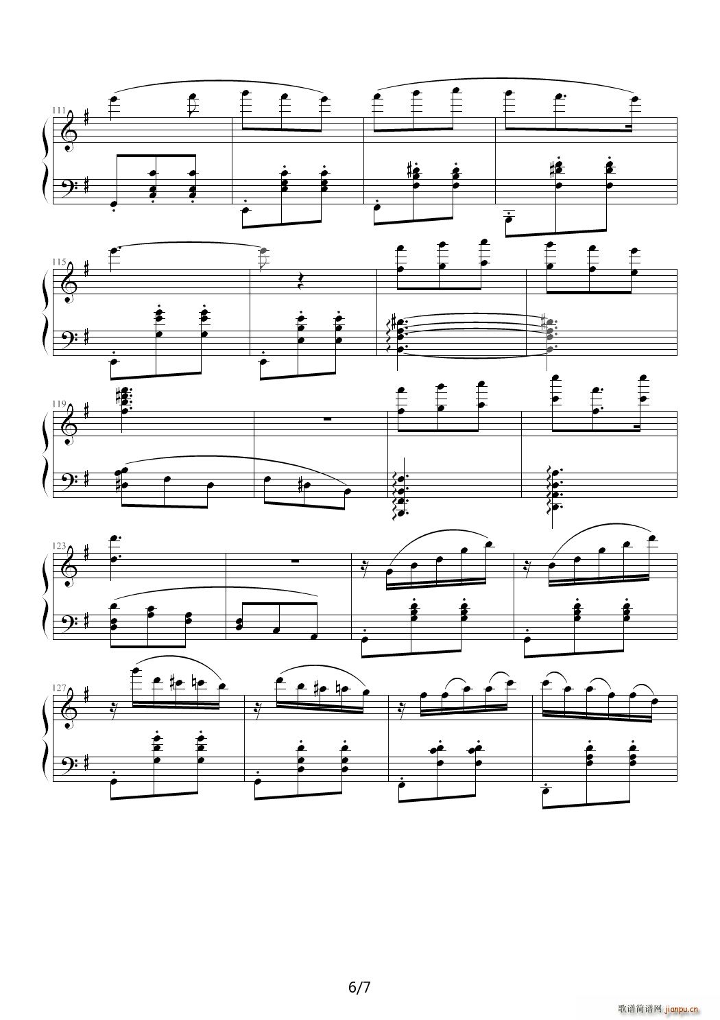 旋律圆舞曲 G调6