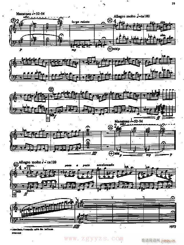 奏鸣曲 克扎诺夫斯基曲6-105