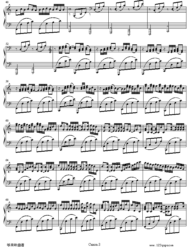 卡农-寒风版-帕赫贝尔-Pachelbel3