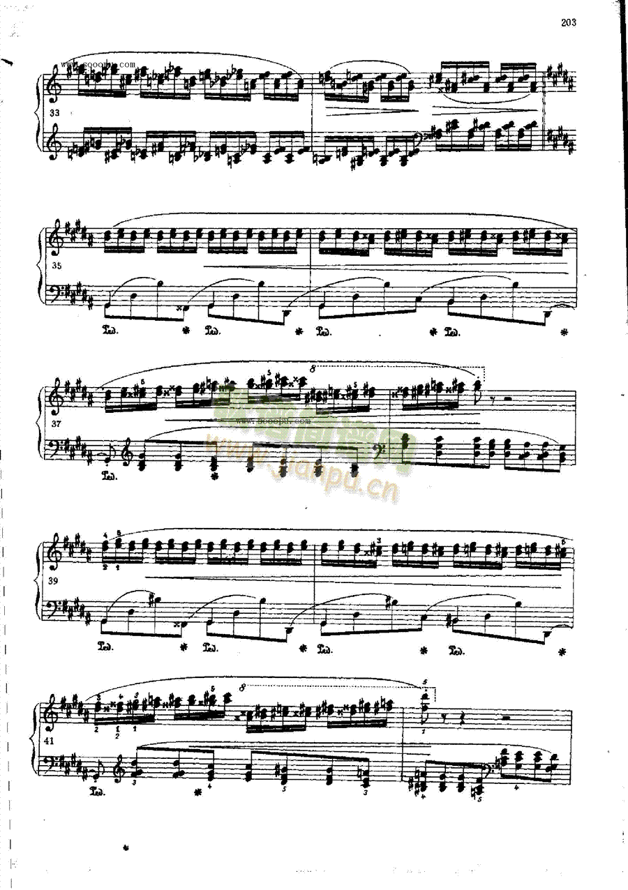 练习曲OP.25  Nr6 键盘类 钢琴4