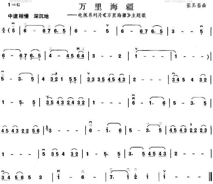万里海疆(同名电视系列片主题歌)1