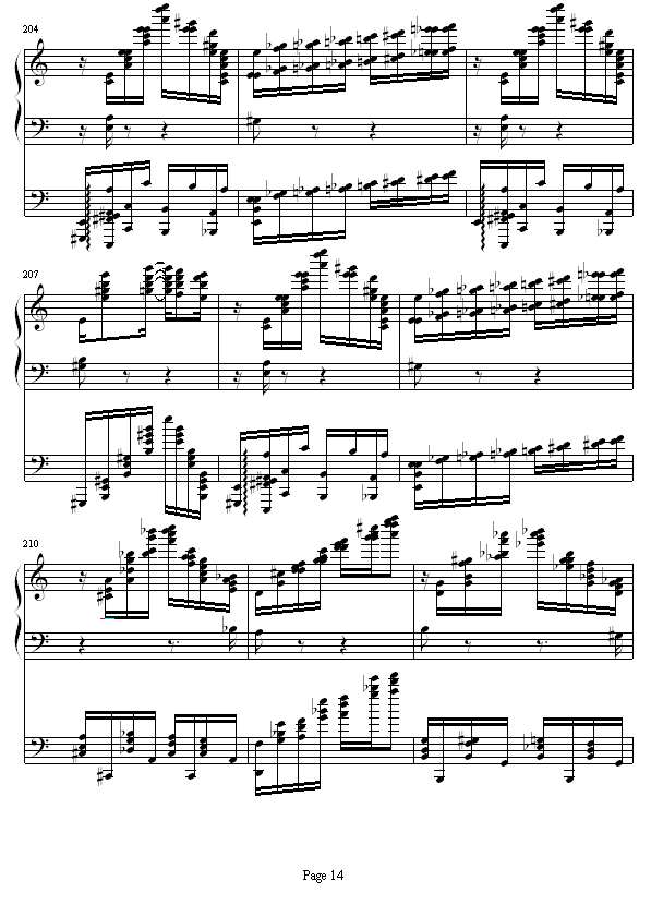 李斯特的帕格尼尼练习曲No. 614