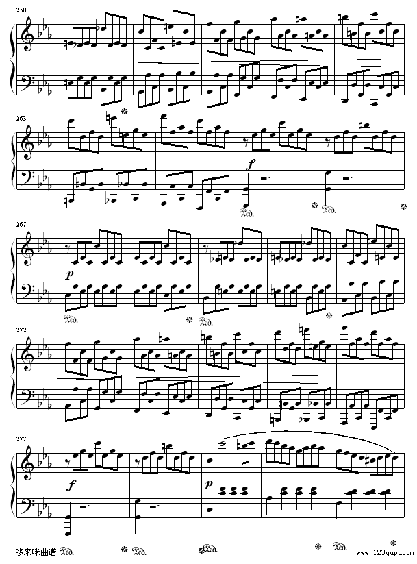 悲怆奏鸣曲第一乐章-贝多芬13