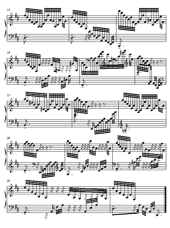 练习曲No.17=落翼之羽制谱2