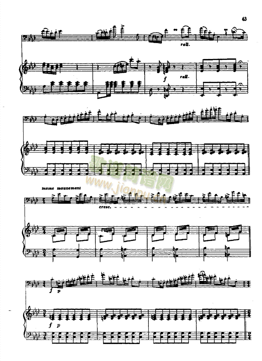 引子与波兰舞曲(钢伴) 管乐类 长号12