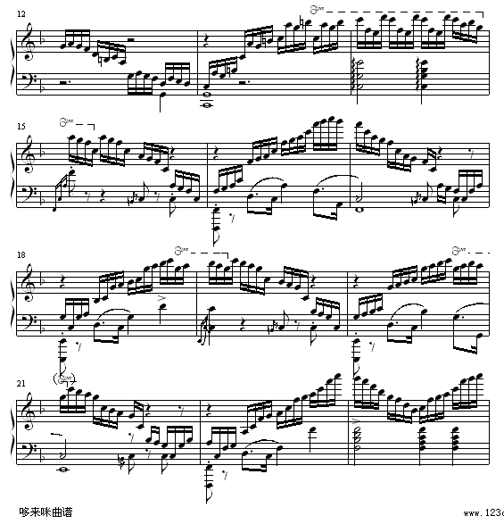 F大调练习曲-肖邦2