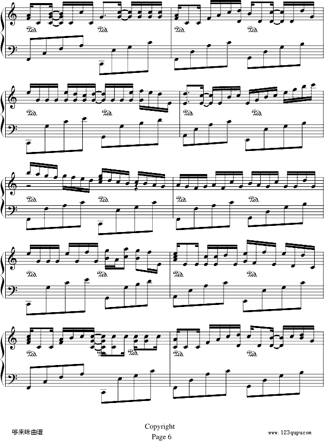 卡农-（情感100%）-帕赫贝尔-Pachelbel6