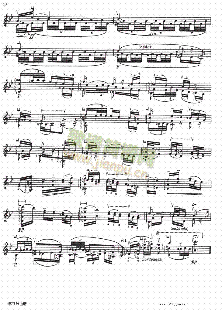 伊萨伊小提琴奏鸣曲（sonate No1）8