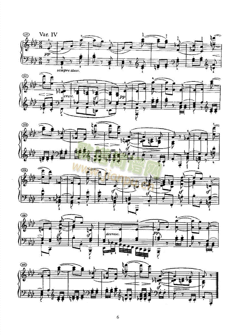 奏鸣曲(Opus26) 键盘类 钢琴6