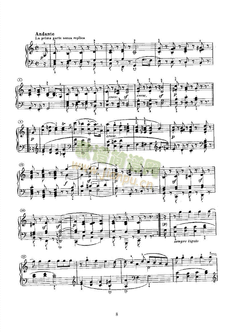 奏鸣曲(Opus14 Nr.2) 键盘类 钢琴8