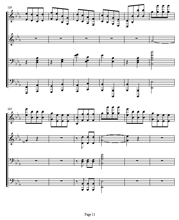 命运交响曲 -（钢琴4手联弹）11