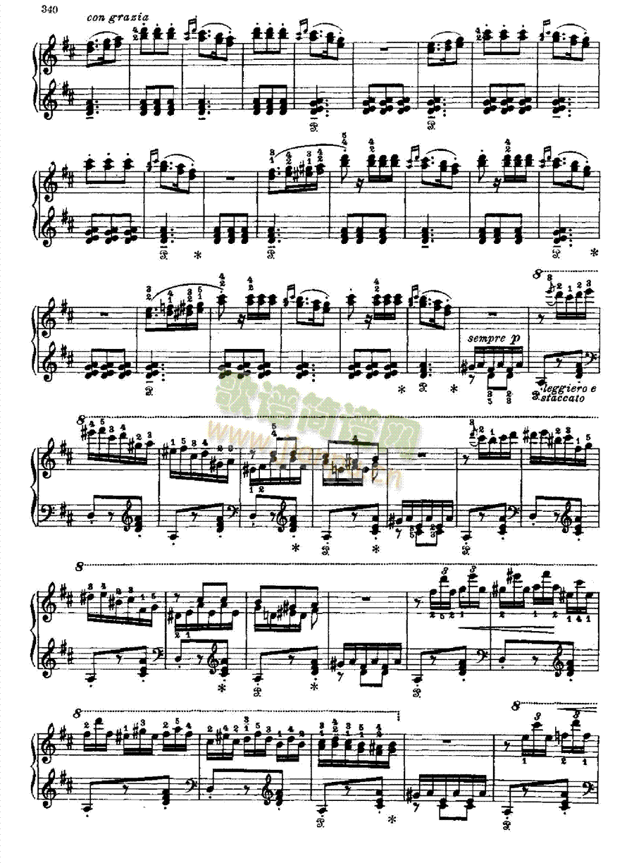 西班牙狂想曲 键盘类 钢琴10