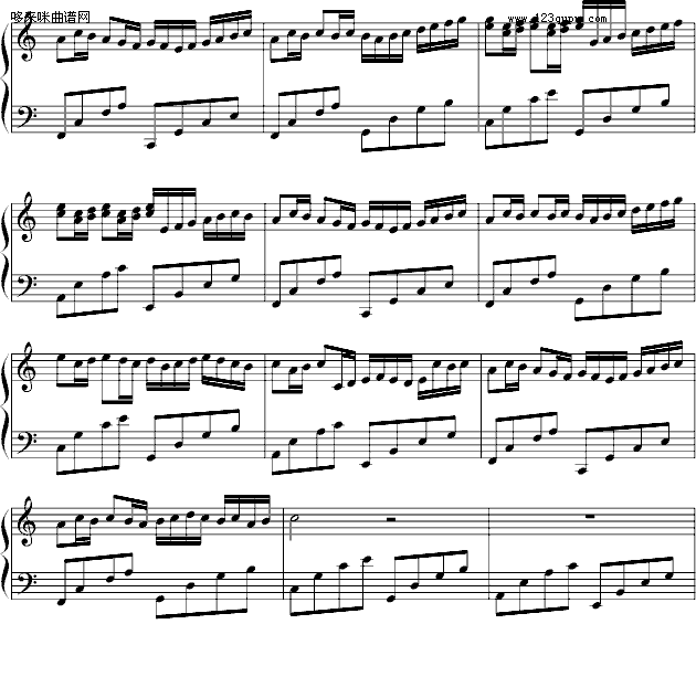 卡农-完美简单版-帕赫贝尔-Pachelbel3