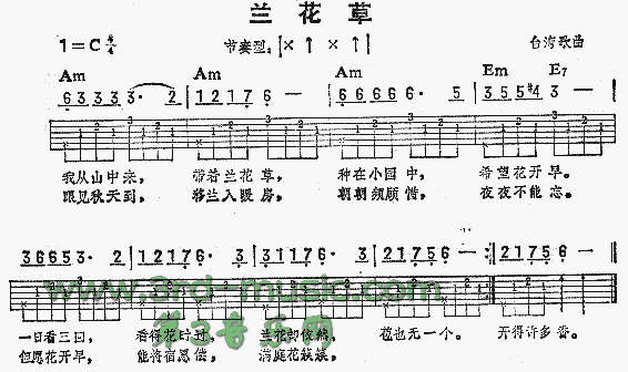 兰花草(台湾民歌)1