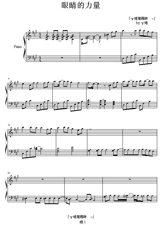 眼睛的力量1